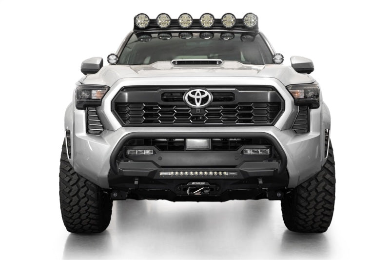 Addictive Desert Designs ADDF6703512601NA ADD 2024+ Toyota Tacoma Stealth Center Mount Winch Front Bumper w/ Top Hoop