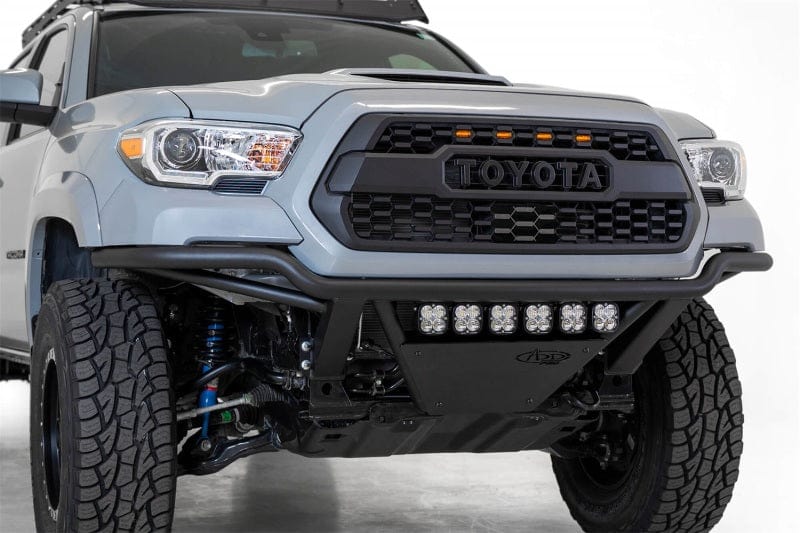 Addictive Desert Designs ADDF688102100103 Addictive Desert Designs 16-20 Toyota Tacoma PRO Bolt-On Front Bumper - Hammer Black
