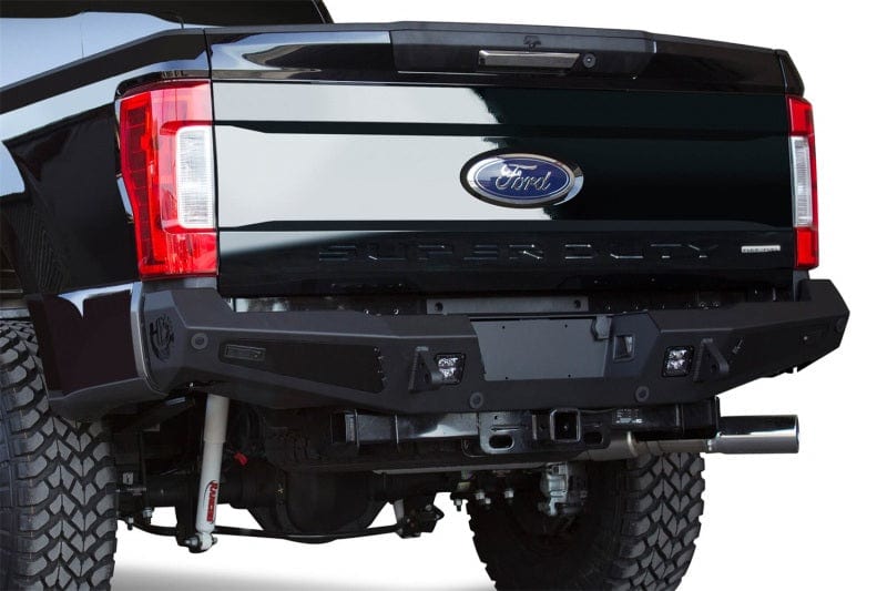 Addictive Desert Designs ADDR167301280103 Addictive Desert Designs 17-18 Ford F-250 HoneyBadger Rear Bumper w/ Backup Sensor Cutouts