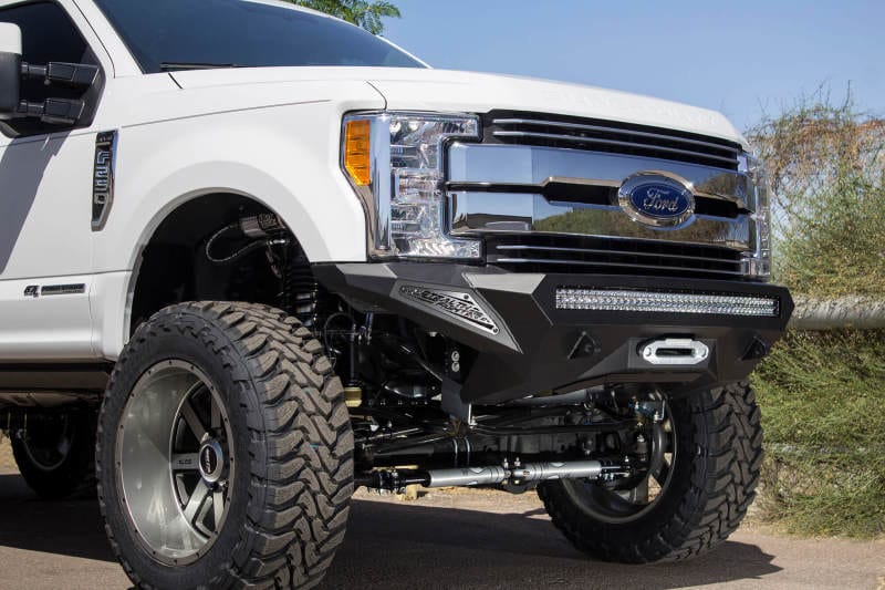 Addictive Desert Designs ADDF161202860103 Addictive Desert Designs 17-18 Ford F-250 Super Duty Stealth Fighter Front Bumper w/ Winch Mounts
