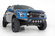 Load image into Gallery viewer, Addictive Desert Designs ADDF110014110103 Addictive Desert Designs 17-20 Ford F-150 Raptor Bomber Front Bumper w/ 4 Rigid 360 6in Round Mounts
