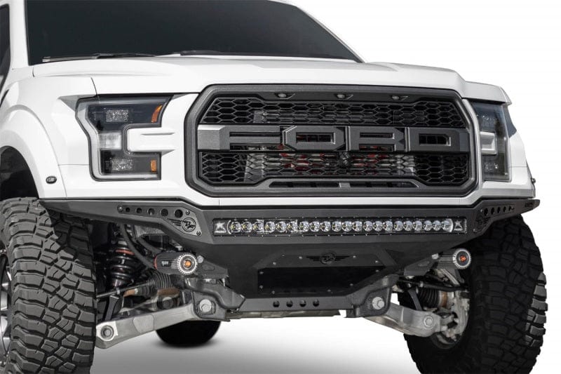 Addictive Desert Designs ADDF114922770103 Addictive Desert Designs 17-20 Ford F-150 Raptor Rock Fighter Frame Cut Front Bumper