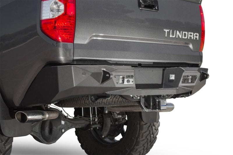 Addictive Desert Designs ADDR741231280103 Addictive Desert Designs 2014+ Toyota Tundra Stealth Fighter Rear Bumper w/ Backup Sensor Cutouts