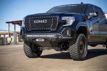 Load image into Gallery viewer, Addictive Desert Designs ADDF471423030103 Addictive Desert Designs 2019 GMC Sierra 1500 SF Front Bumper w/ Winch Mount&amp;Sensor Cutout
