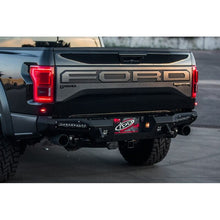 Load image into Gallery viewer, Addictive Desert Designs Bumpers - Steel Addictive Desert Designs 17-18 Ford F-150 Raptor HoneyBadger Rear Bumper w/ 10in SR LED Mounts
