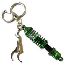 Load image into Gallery viewer, Tein Damper Keychain with Wrench - Green/Black | TN016-008-GB
