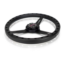 Load image into Gallery viewer, NRG Aluminum Steering Wheel 330mm - Extra Light - Ergonomic Grip - Anadized Black | RST-072-BK
