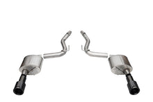 Load image into Gallery viewer, Corsa 2024 Ford Mustang GT Coupe 3in Sport Axle-Back Exhaust - 4.5in Black Carbon Fiber Tips
