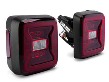 Load image into Gallery viewer, Raxiom 18-22 Jeep Wrangler JL LED Tail Lights- Black Housing - Red Lens Tail Lights Raxiom
