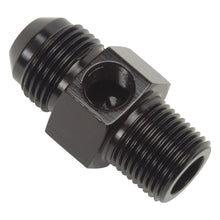 Load image into Gallery viewer, Russell Performance -6 AN Flare to 3/8in Pipe Pressure Adapter (Black) Russell
