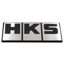 Load image into Gallery viewer, HKS Silver Block Logo Emblem
