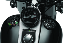 Load image into Gallery viewer, Kuryakyn Alley Cat Fuel &amp; Battery Gauge Gloss Black Kuryakyn
