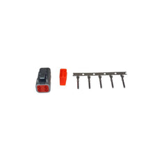 Load image into Gallery viewer, AEM Wiring Connectors AEM DTM Style 4-Way Receptacle Connector Kit with 5 Female Pins

