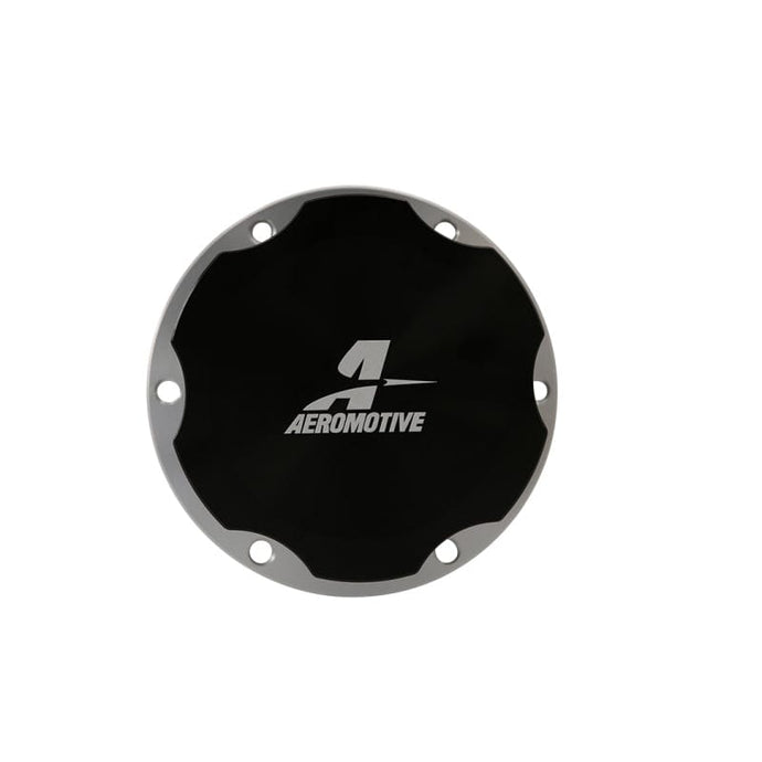 Aeromotive AER18730 Aeromotive Fill Cap - Screw-On - 3in - Flanged - 6-Bolt - Black
