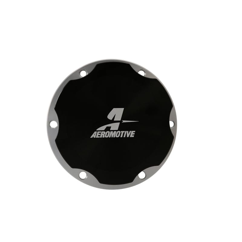 Aeromotive AER18730 Aeromotive Fill Cap - Screw-On - 3in - Flanged - 6-Bolt - Black