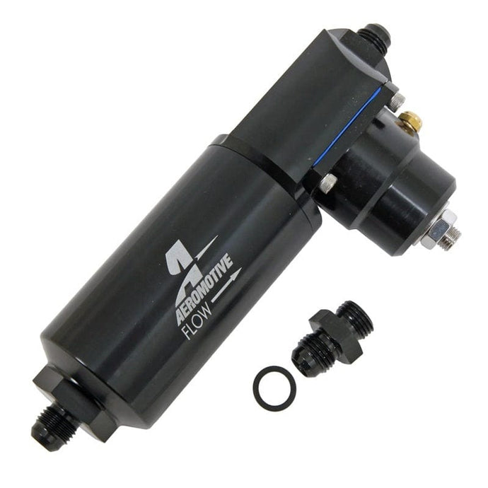 Aeromotive AER13147 Aeromotive Universal Filter Combo EFI Regulator 10 Micron AN-06 Flare