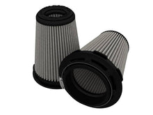 Load image into Gallery viewer, aFe MagnumFLOW Pro DRY S Air Filter 3-1/2in F x 5in B x 3-1/2in T x 6in H (Pair) Air Filters - Universal Fit aFe   
