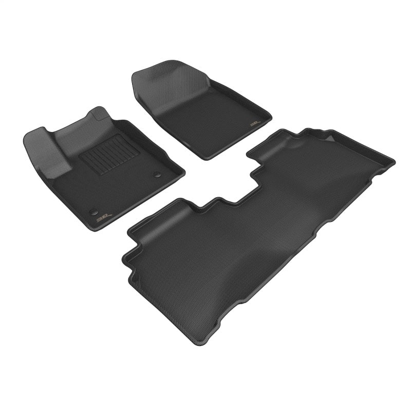 3D MAXpider 24-25 Honda Prologue Kagu 1st & 2nd Row Floormat - Black 3D MAXpider