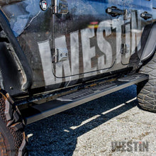 Load image into Gallery viewer, Westin 18-22 Jeep Wrangler JLU 4dr R5 Nerf Step Bars - Tex. Blk Westin
