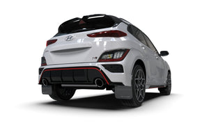 Rally Armor 2022 Hyundai Kona N Black UR Mud Flap w/ Red Logo Mud Flaps Rally Armor   