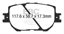 Load image into Gallery viewer, EBC 14+ Lexus IS250 2.5 Ultimax2 Front Brake Pads Brake Pads - OE EBC   
