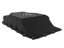 Load image into Gallery viewer, aFe AFE46-71330B aFe 17-24 Ford F-150 10R60/10R80 Pro Series Rear Transmission Pan Black w/ Machined Fins
