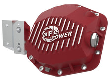 Load image into Gallery viewer, aFe AFE46-71190R aFe 20-23 Jeep Gladiator JT (Dana M220) Pro Series Rear Differential Cover Red w/ Machined Fins
