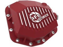 Load image into Gallery viewer, aFe AFE46-71190R aFe 20-23 Jeep Gladiator JT (Dana M220) Pro Series Rear Differential Cover Red w/ Machined Fins
