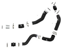 Load image into Gallery viewer, aFe AFE46-20704-B aFe 2024 GM Diesel Trucks V8 6.6L L5P BladeRunner Aluminum 3in Hot &amp; 3.5in Cold Charge Pipe - Black
