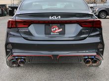 Load image into Gallery viewer, aFe AFE49-37039-L aFe 22-24 Kia Forte GT 1.6L 3in-2.5in 304 Stainless Steel Axle-Back Exhaust w/ Blue Flame Tips
