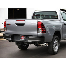 Load image into Gallery viewer, aFe Catback aFe 15-26 Toyota Hilux L4-2.4/2.8L (td) Vulcan Series 3in SS Rear-Side Exit Exhaust w/ Polished Tip
