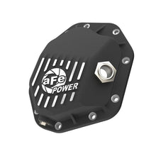 Load image into Gallery viewer, aFe Diff Covers aFe 19-25 GM Trucks Front Diff Cover - Black w/ Machined Fins
