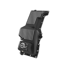 Load image into Gallery viewer, aFe Diff Covers aFe 20-25 GM Trucks L6 3.0L Engine Oil Pan - Black w/ Machined Fins
