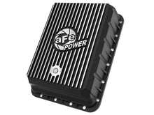 Load image into Gallery viewer, aFe Diff Covers aFe POWER Pro Series Transmission Pan Black w/ Machined Fins RAM 3500 13-24 (AS69RC Transmission)
