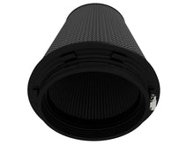 Load image into Gallery viewer, aFe AFE24-90202K aFe POWER Magnum FLOW Blk Pro 5R Air Filter 6.75x5in Flange x 9.25x7.5 Base x 7.75x6 Top x 18 Height
