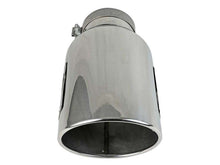 Load image into Gallery viewer, aFe AFE49T50801-P15 aFe Power Universal 5in Inlet 8in Outet MACH Force-XP Clamp-On Exhaust Tip - Polished
