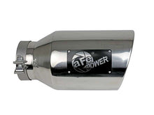 Load image into Gallery viewer, aFe AFE49T50801-P15 aFe Power Universal 5in Inlet 8in Outet MACH Force-XP Clamp-On Exhaust Tip - Polished
