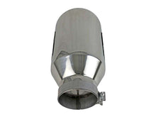 Load image into Gallery viewer, aFe AFE49T50801-P15 aFe Power Universal 5in Inlet 8in Outet MACH Force-XP Clamp-On Exhaust Tip - Polished
