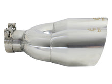Load image into Gallery viewer, aFe AFE49T25484-P122 aFe Takeda 2.5in 304 Stainless Steel Clamp-on Exhaust Tip Drivers Side 2.5in Inlet 4inDual- Polished
