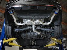 Load image into Gallery viewer, aFe AFE49-37037-L aFe Takeda 20-21 Kia Forte GT 1.6L (t) 3in to 2.5in SS Axle-Back Exhaust System w/ Blue Flame Tips
