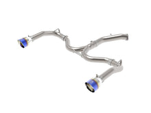 Load image into Gallery viewer, aFe AFE49-37037-L aFe Takeda 20-21 Kia Forte GT 1.6L (t) 3in to 2.5in SS Axle-Back Exhaust System w/ Blue Flame Tips
