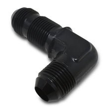 Load image into Gallery viewer, Russell Performance -6 AN 90 Degree Flare Bulkhead (Black) Russell
