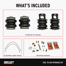 Load image into Gallery viewer, Air Lift ALF83013 Air Lift 02-06 Infiniti G35 Sedan / 03-08 Nissan 350z Coil to Air Upgrade Kit

