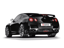 Load image into Gallery viewer, Akrapovic AKRME-NI/T/1 Akrapovic 08-17 Nissan GT-R Evolution Line Cat Back (Titanium) (Req. Tips)
