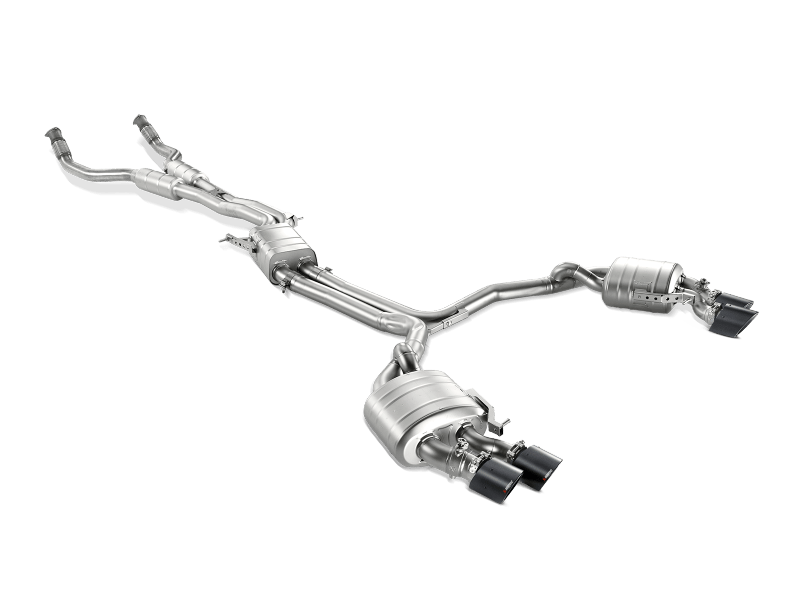 Akrapovic AKRS-AU/TI/6H Akrapovic 13-17 Audi S6 Avant/Limousine (C7) Evolution Line Cat Back (Titanium) w/ Carbon Tips