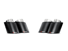 Load image into Gallery viewer, Akrapovic AKRS-AU/TI/6H Akrapovic 13-17 Audi S6 Avant/Limousine (C7) Evolution Line Cat Back (Titanium) w/ Carbon Tips
