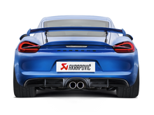 Load image into Gallery viewer, Akrapovic AKRS-PO981SO2-HT Akrapovic 16-16 Porsche Boxster Spyder / Cayman GT4 (981) Slip-On Line (Titanium) w/ Titanium Tips
