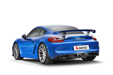 Load image into Gallery viewer, Akrapovic AKRS-PO981SO2-HT Akrapovic 16-16 Porsche Boxster Spyder / Cayman GT4 (981) Slip-On Line (Titanium) w/ Titanium Tips
