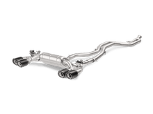 Load image into Gallery viewer, Akrapovic AKRME-BM/T/8H Akrapovic 16-17 BMW M2 F87 (Excl M2 Competition) Evolution Line Cat Back (Titanium) w/Carbon Tips
