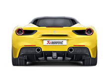 Load image into Gallery viewer, Akrapovic AKRMTP-FE488H Akrapovic 16-17 Ferrari 488 GTB/488 Spyder Slip-On Line (Titanium) w/ Carbon Tips
